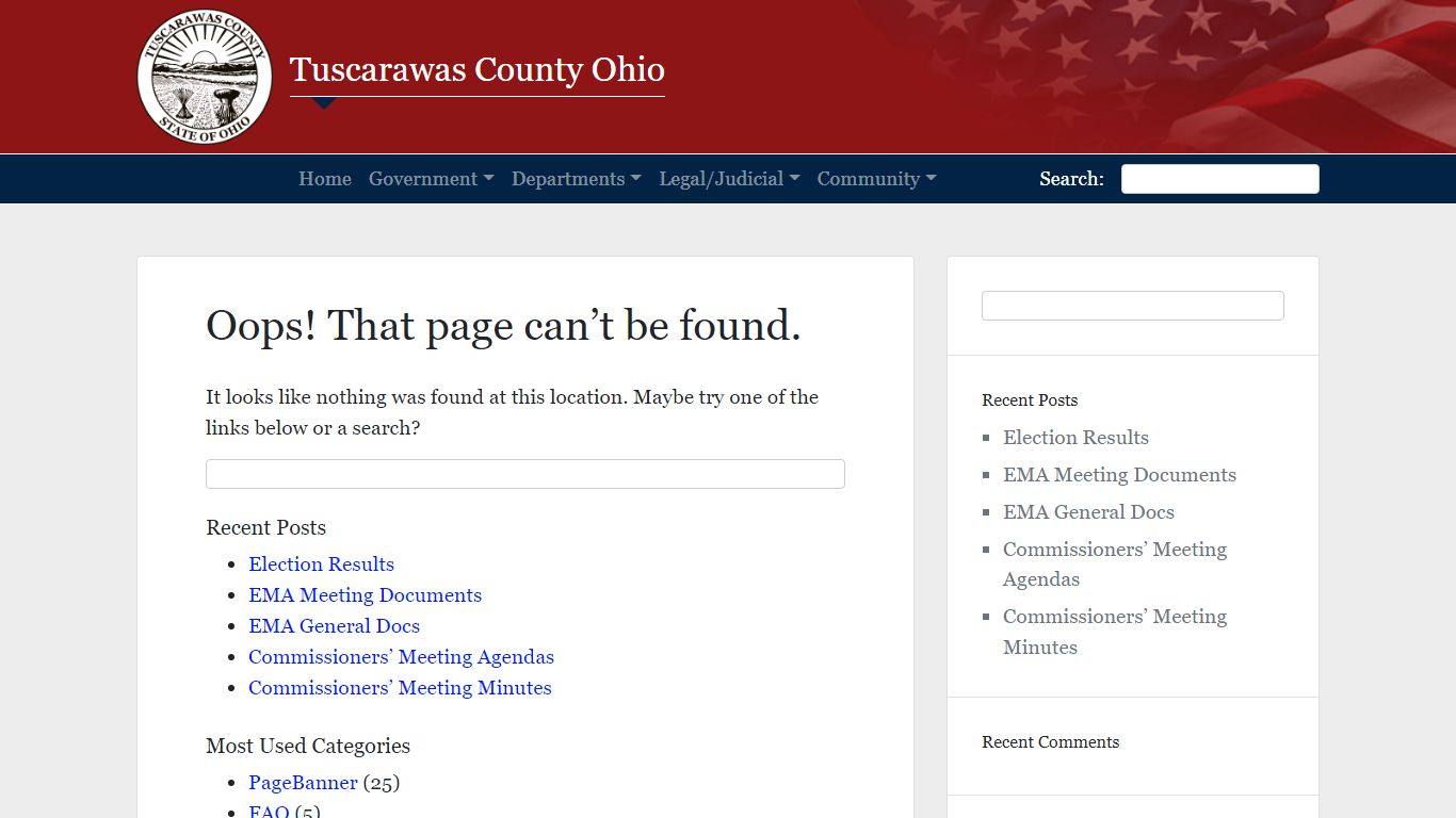 Welcome to Tuscarawas County, Ohio